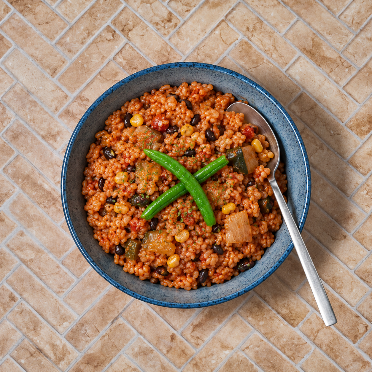 그린빈토마토리조또